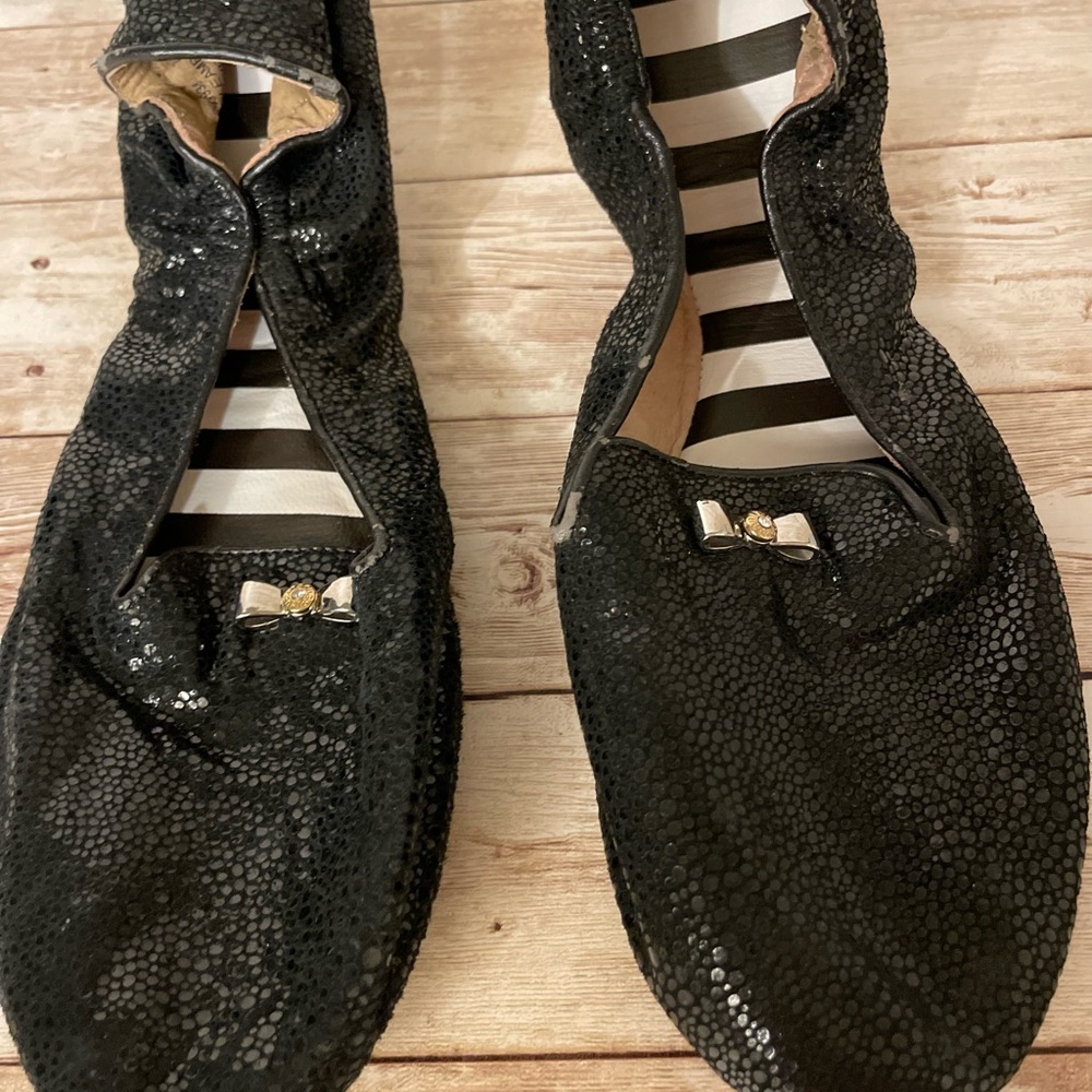 Henri Bendel Sole Ambition Black Loafers Size 7
